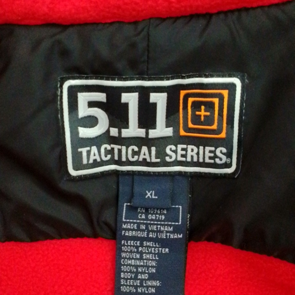 5.11 Tactical Bold Red Jacket - Picture 6 of 8